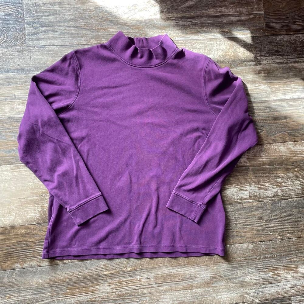 Llbean Women's Purple Shirt